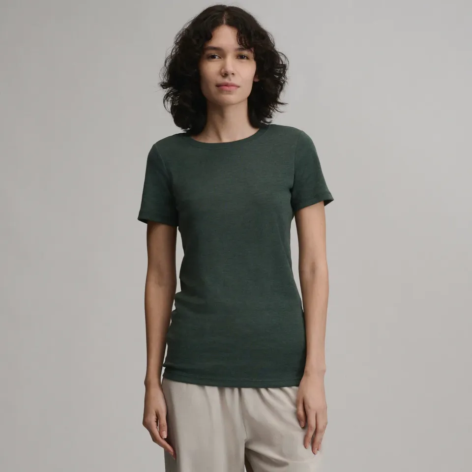 Eddie Bauer Favorite Short-Sleeve Crew T-Shirt tricou Negru