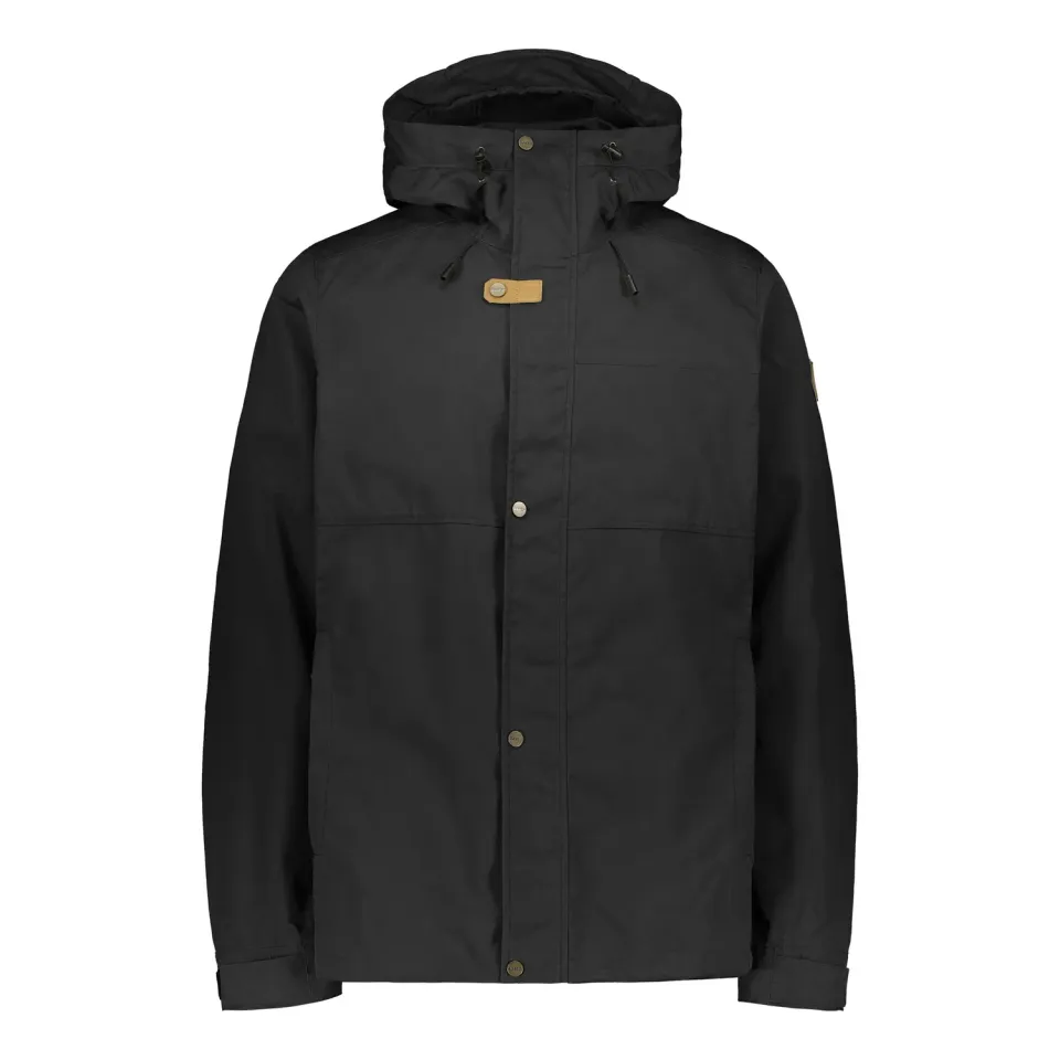 Sasta Luosto+ geaca barbati plus size neagra cerata