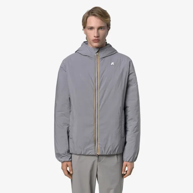 K-Way Jack Plain Warm K2136DW geaca Grey Frost calduroasa