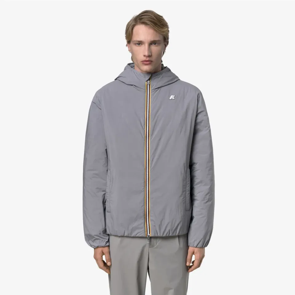 K-Way Jack Plain Warm K2136DW geaca Grey Frost calduroasa