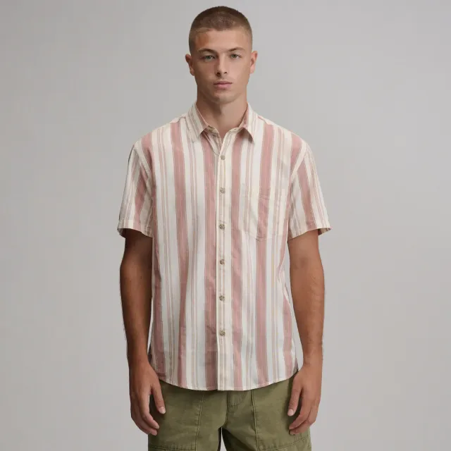 Eddie Bauer Baja Print Short-Sleeve Shirt camasa barbati bumbac imprimata