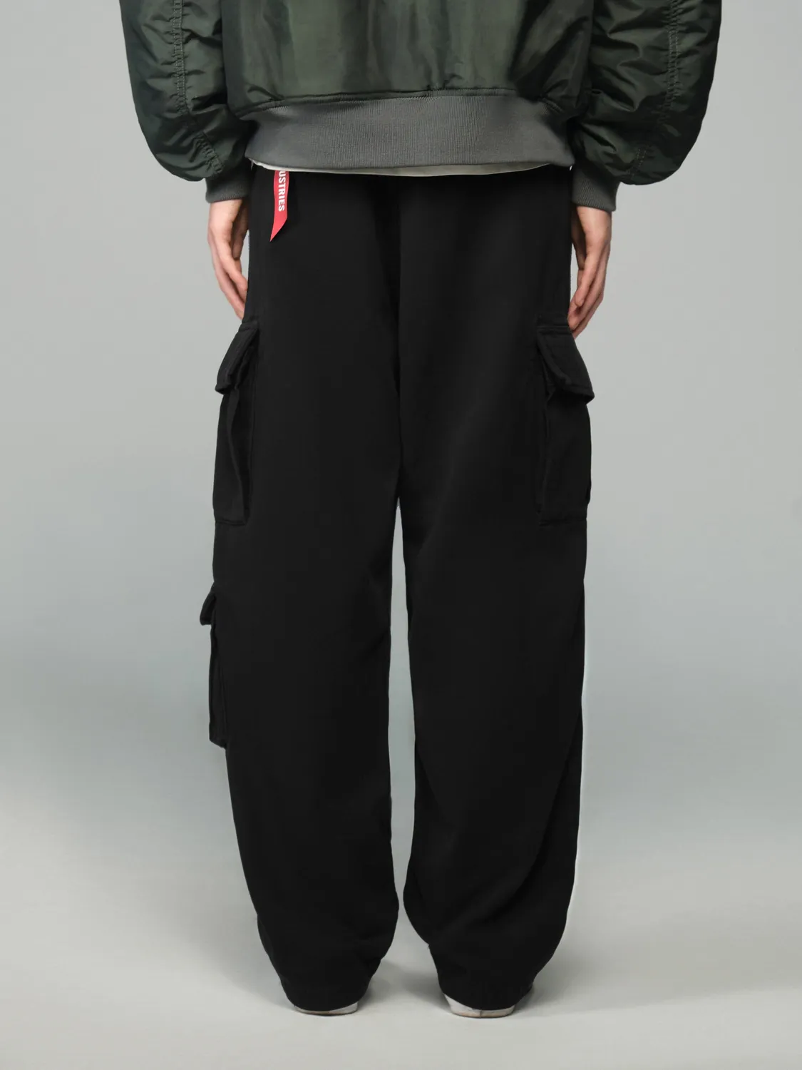 Alpha Industries ACU Cargo pantaloni bumbac negri