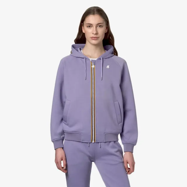 K-Way Lydie Light Spacer hanorac dama Violet Glicine cu gluga