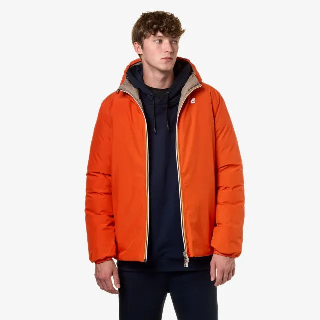 K-Way Jack St Thermo Double geaca barbati portocaliu iarna