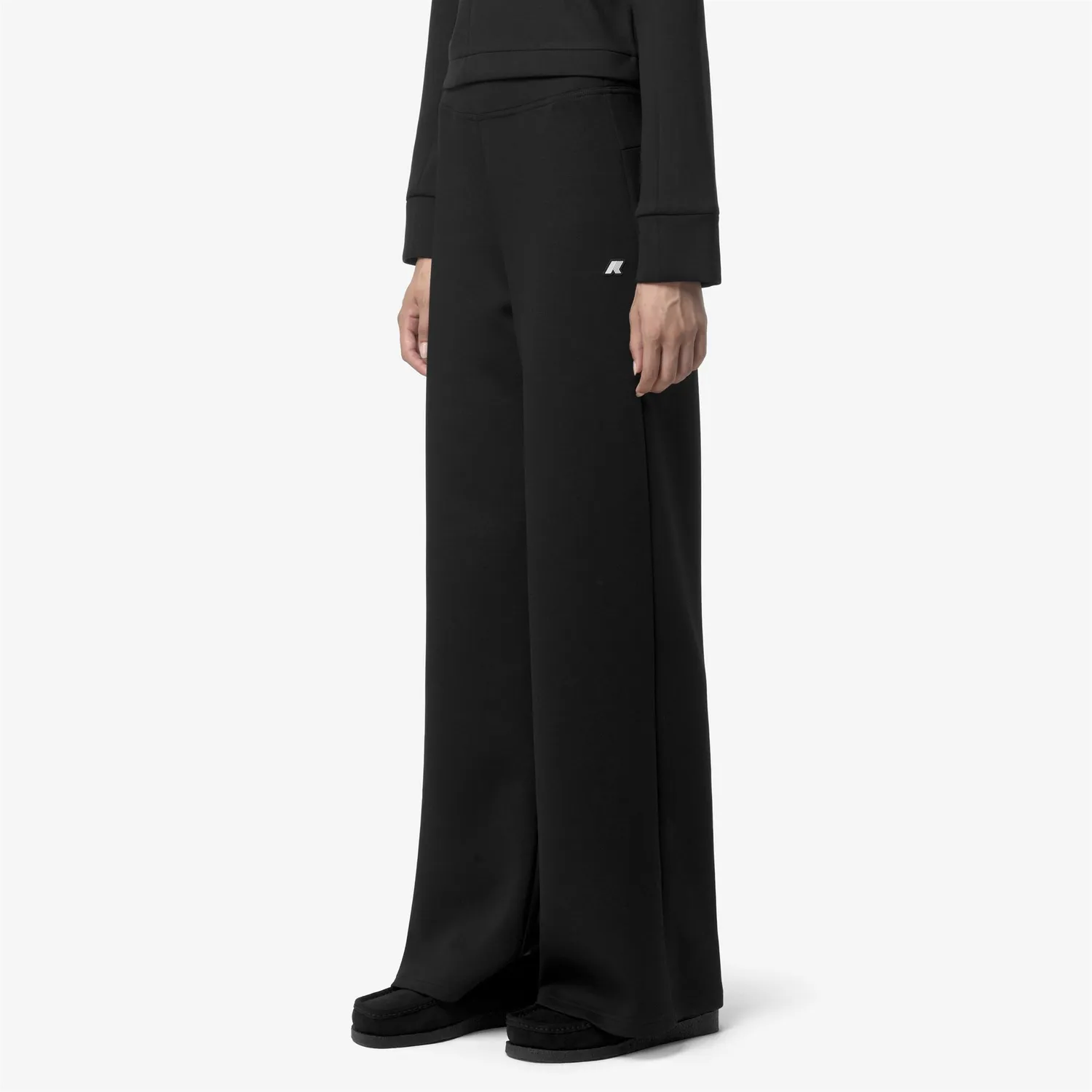 K-Way Loire Light Spacer pantaloni dama negri bumbac