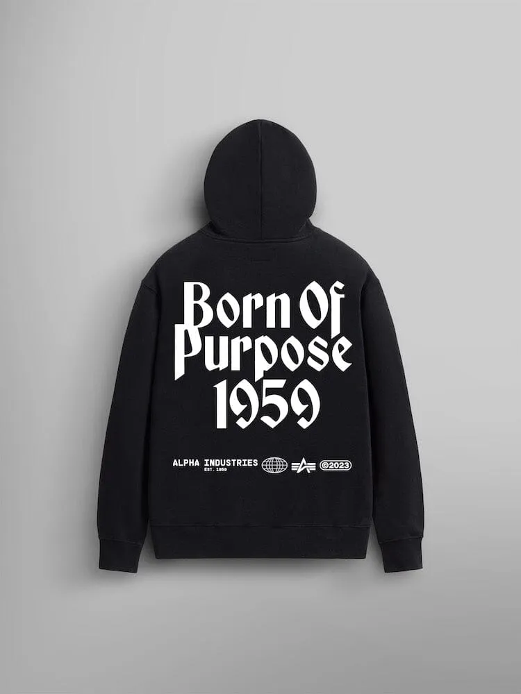 Alpha Industries Born Of Purpose hanorac negru gros