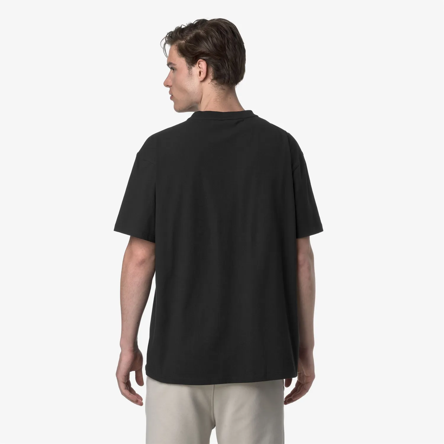 K-Way Fantome Ice Cotton tricou barbati negru bumbac