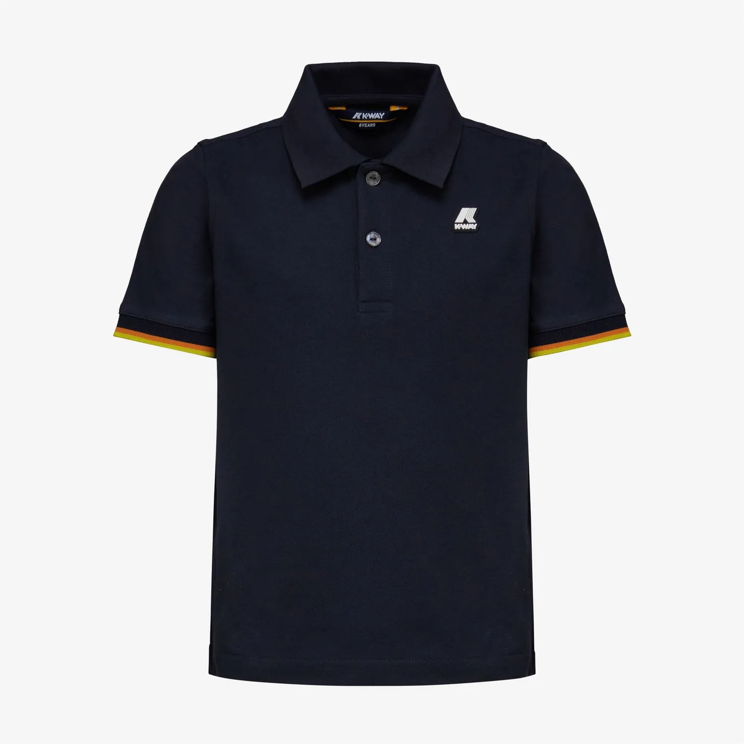K-Way Vincent polo baieti albastru Blue Depth elastic
