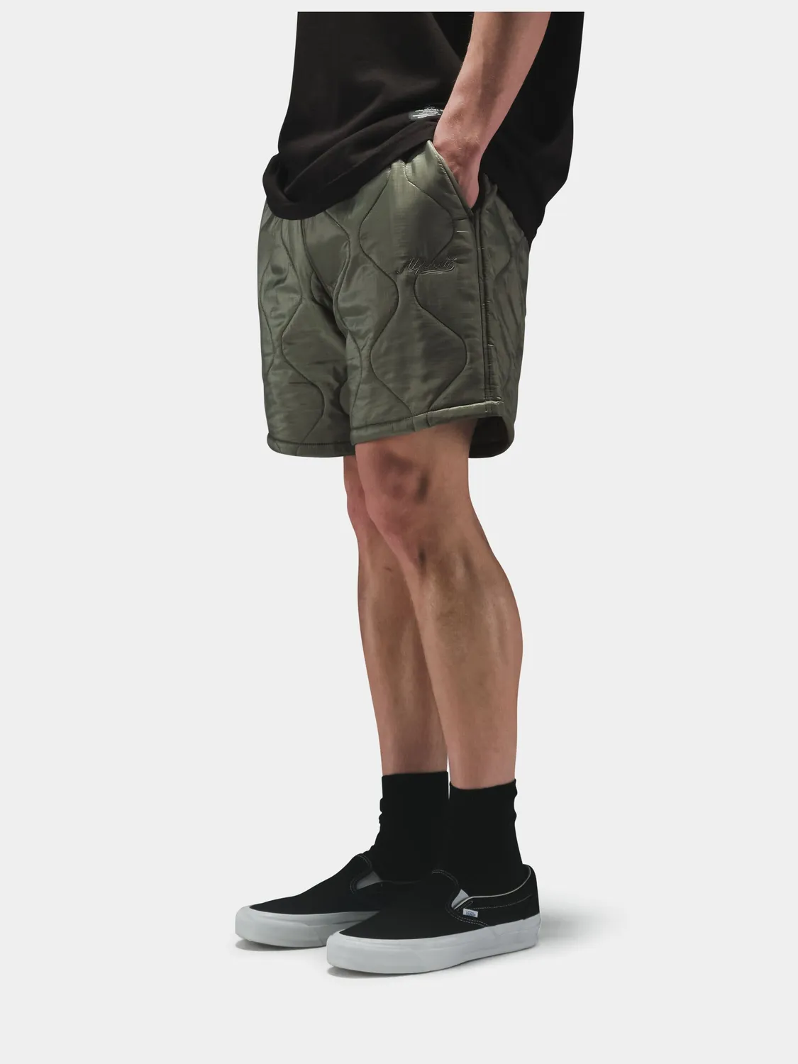Alpha Industries Relaxed Quilted sort verde OG-107