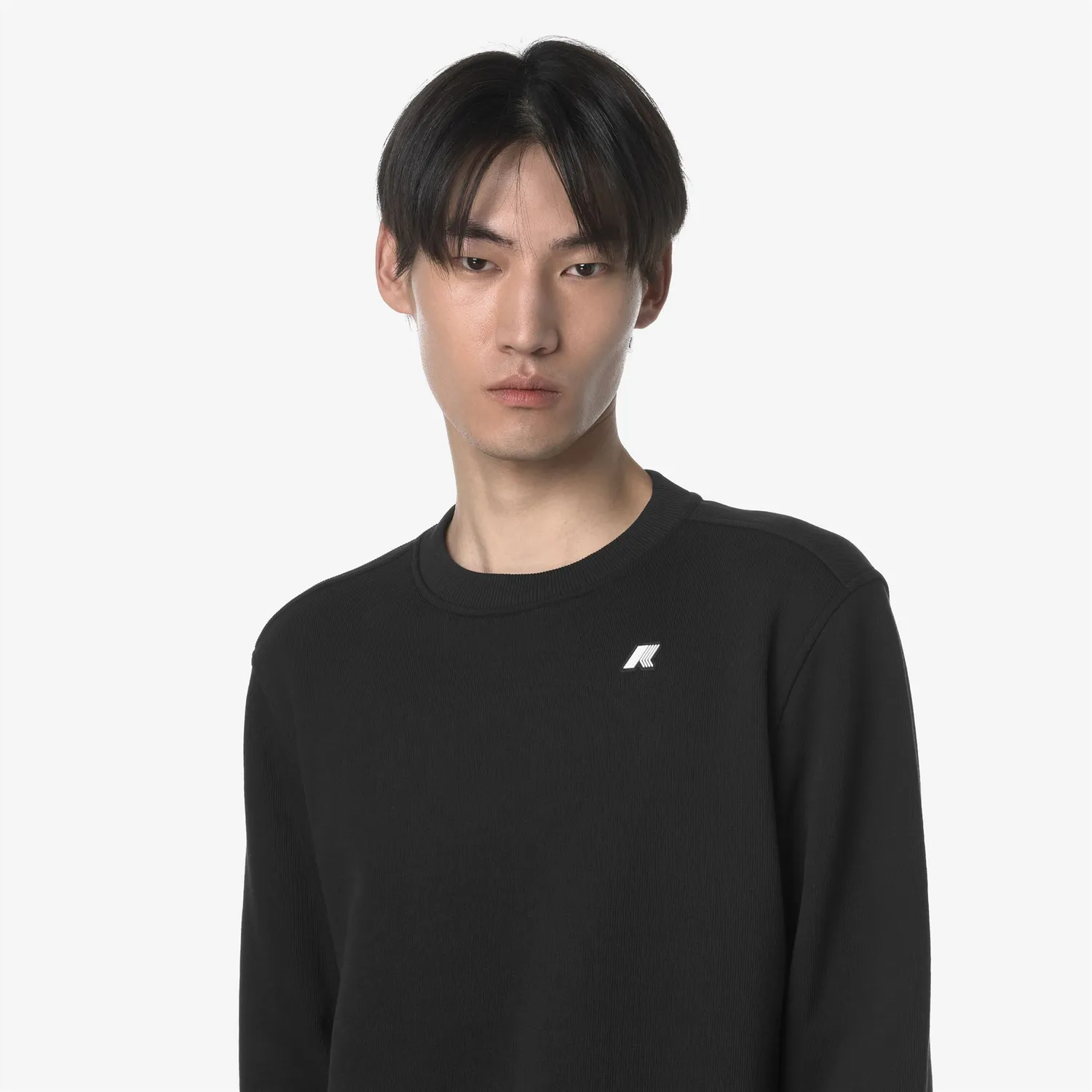K-Way Baptiste French Terry bluza neagra barbati