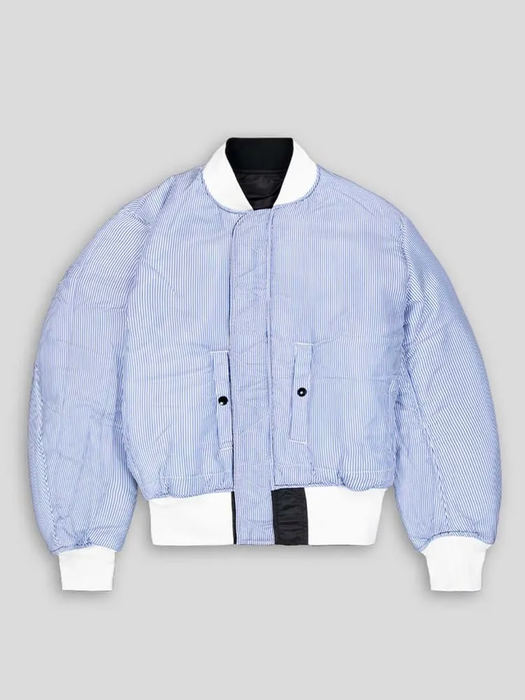 Alpha Industries MA-1 Shepherd geaca bomber negru reversibila