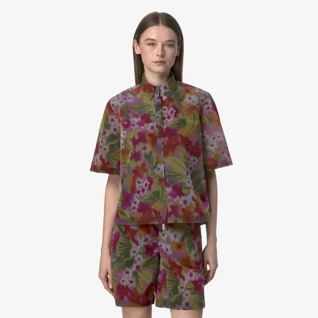 K-Way Lizet Print jacheta dama floral impermeabila