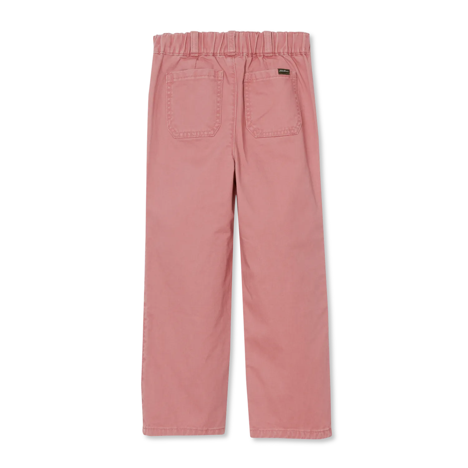 Eddie Bauer Twill Pull-On pantaloni fete Dawn Pink comozi