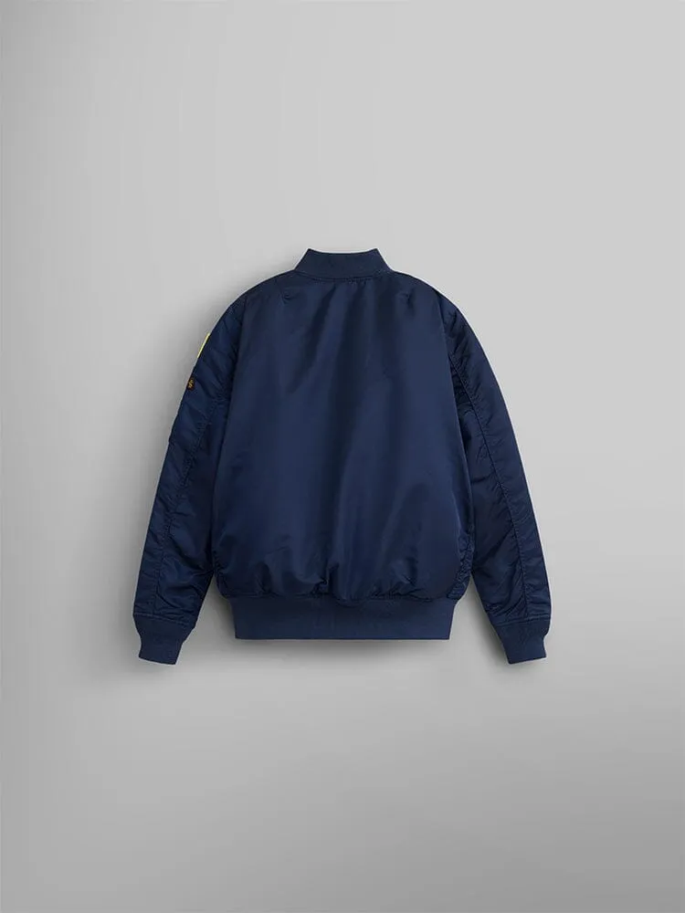 Alpha Industries Youth NASA MA-1 bomber albastru replica