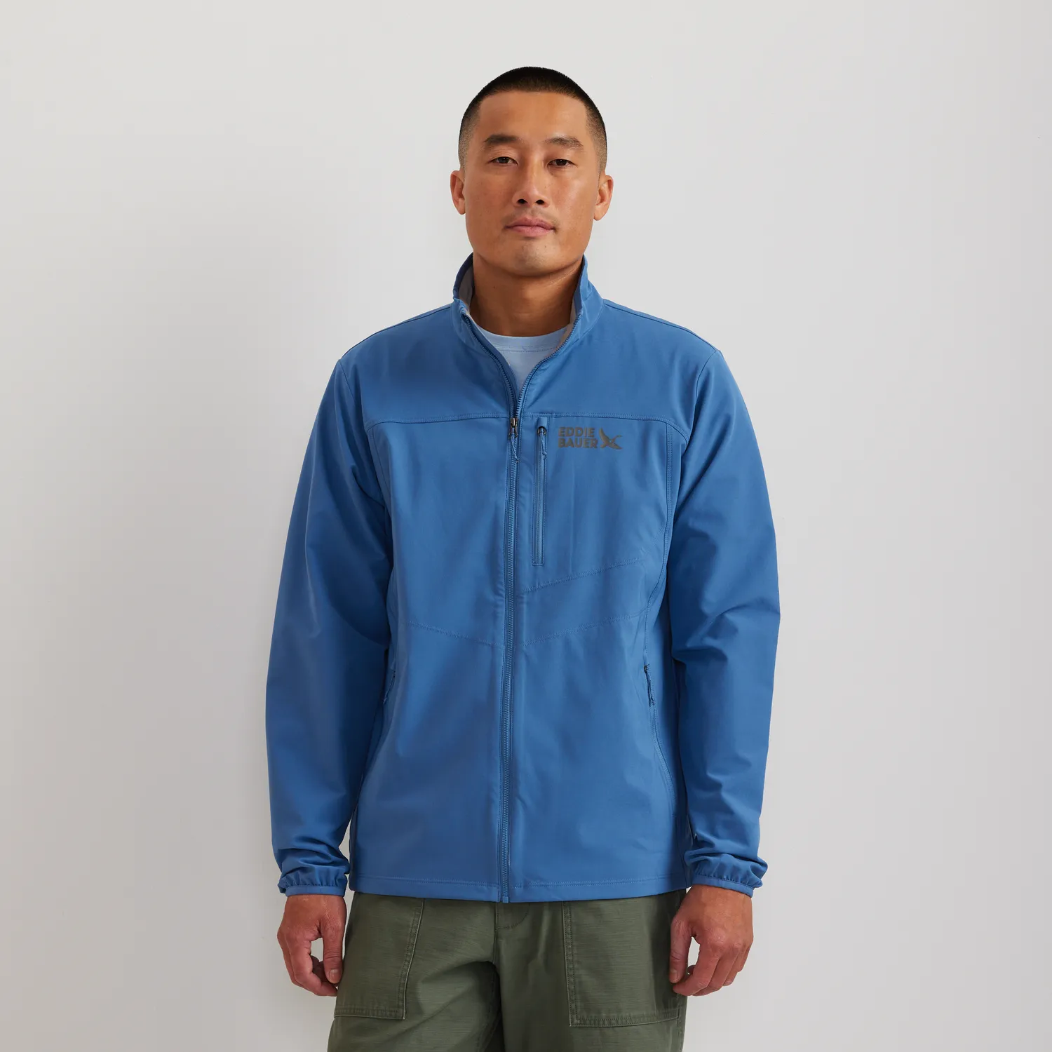 Eddie Bauer Stratify geaca softshell Cabernet impermeabila