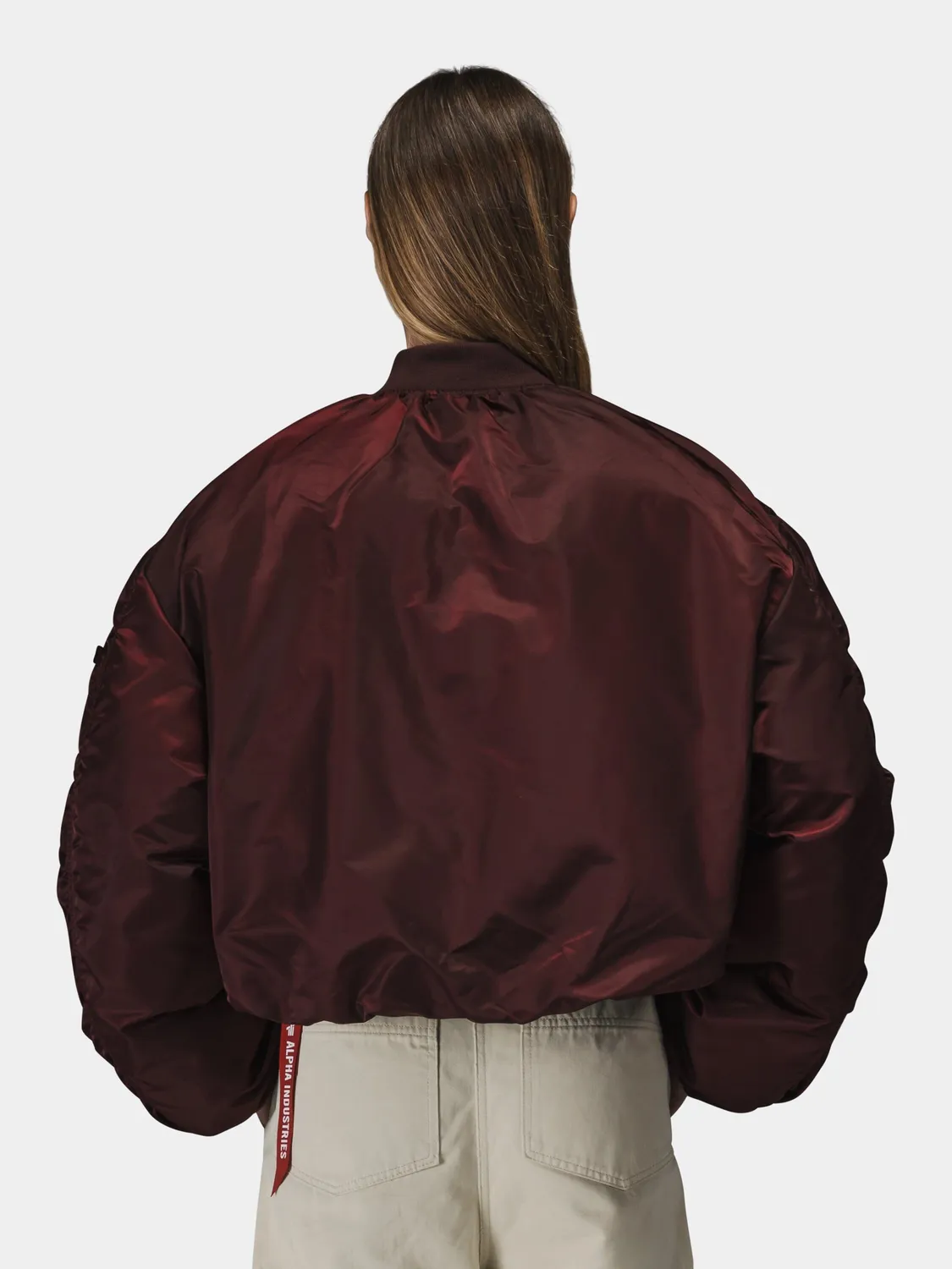 Alpha Industries MA-1 Knit Rib geaca dama neagra calduroasa