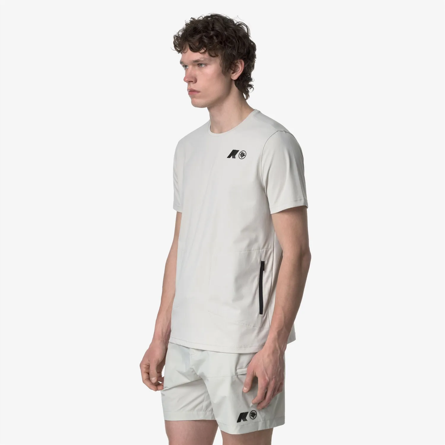 K-Way Seril Coral Gardeners tricou bej pliabil