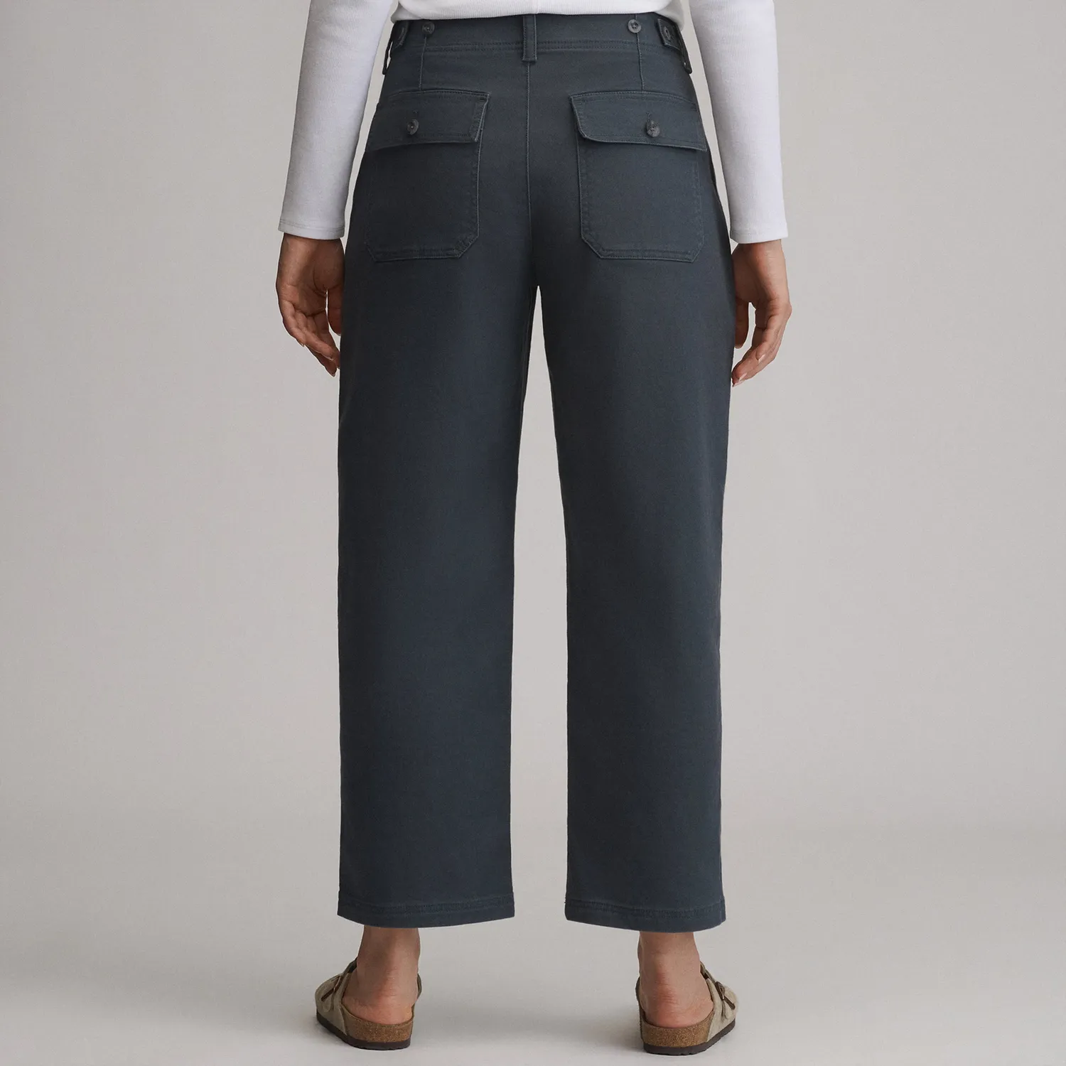 Eddie Bauer Utility Twill pantaloni dama Storm twill