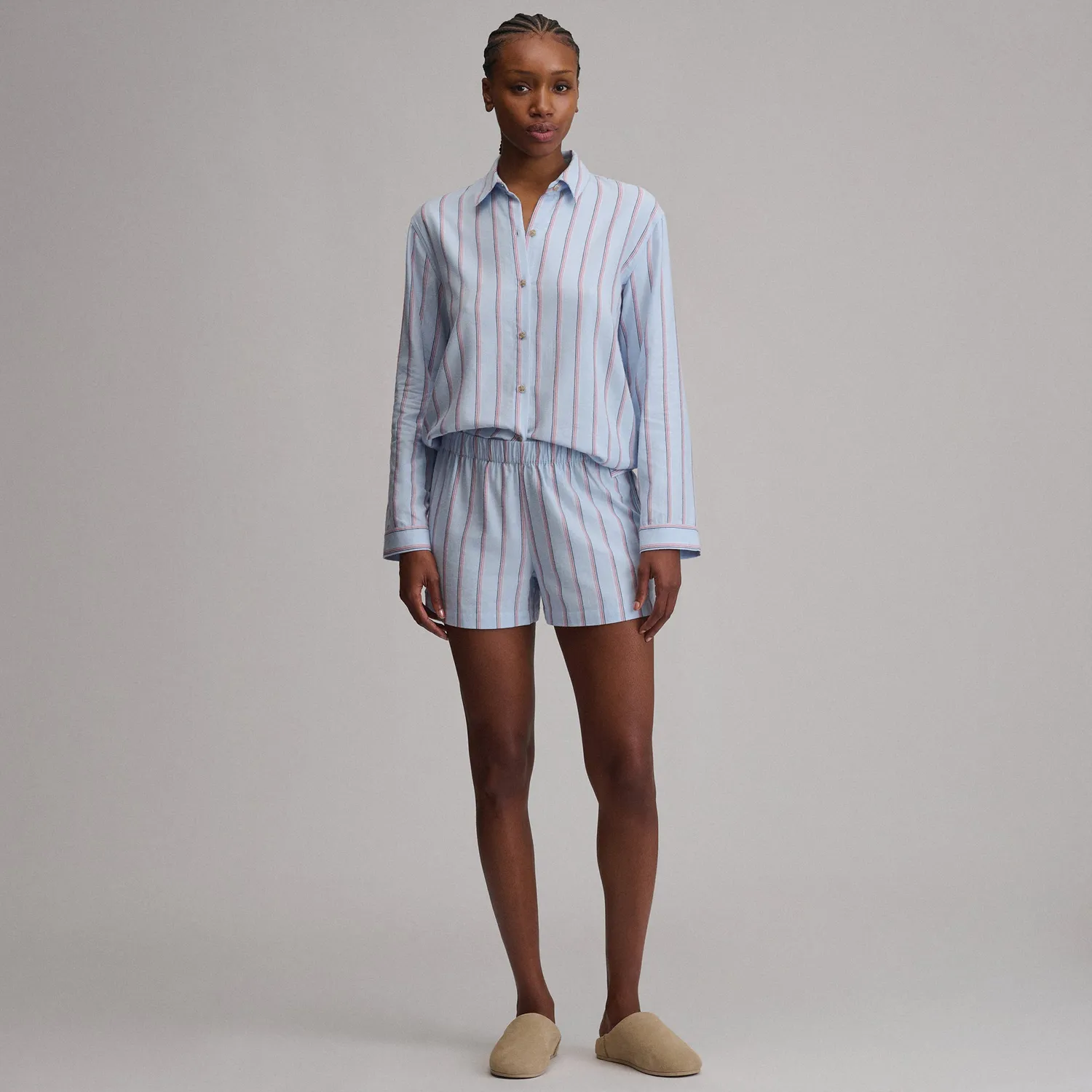 Eddie Bauer Softened Sleep short pijama dama cascada