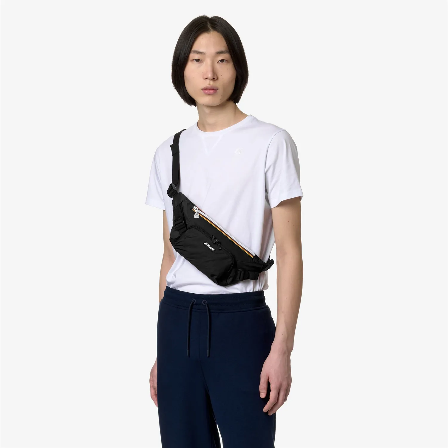 K-Way Fericy S borseta unisex neagra impermeabila