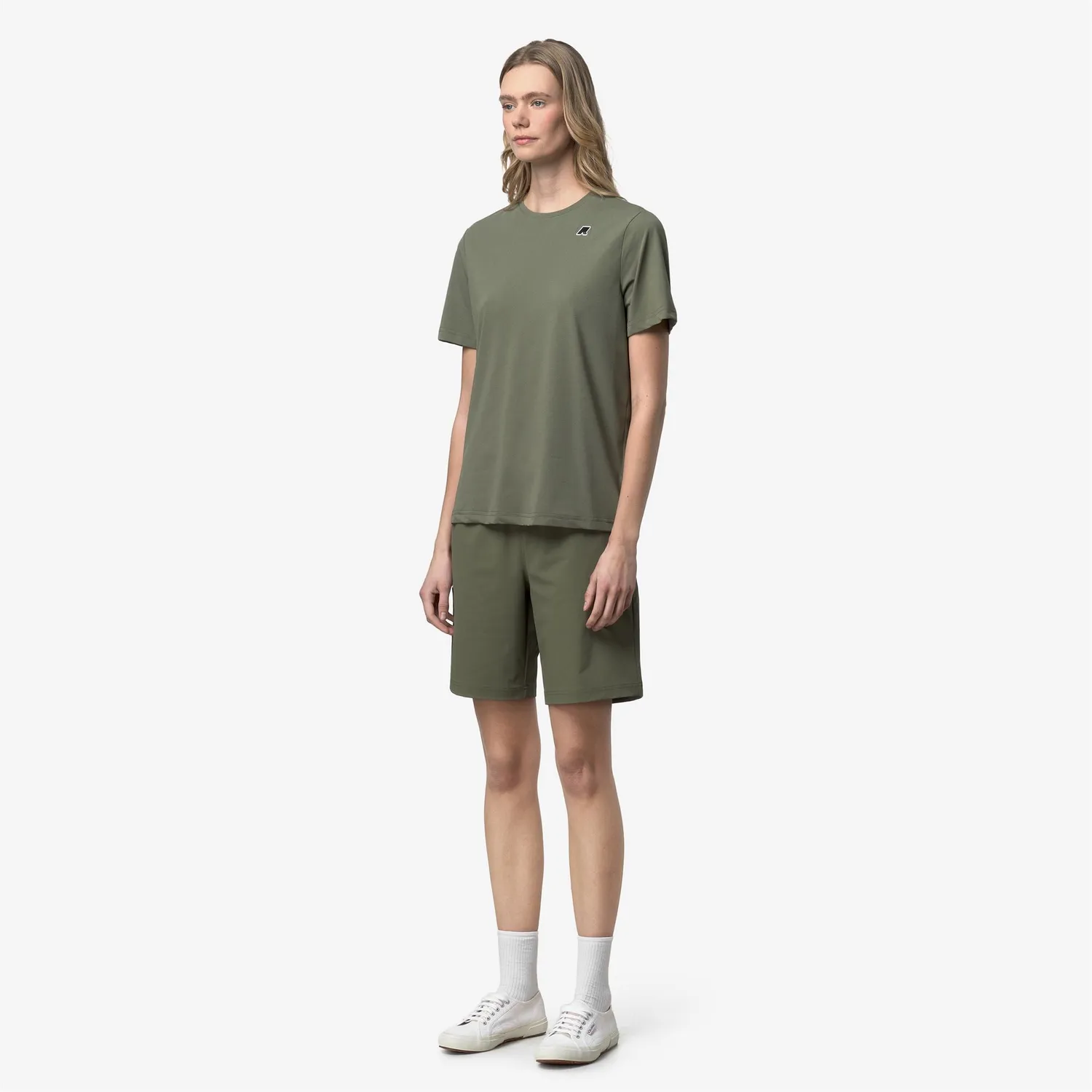 K-Way Sergine Travel tricou unisex verde cu uscare rapida