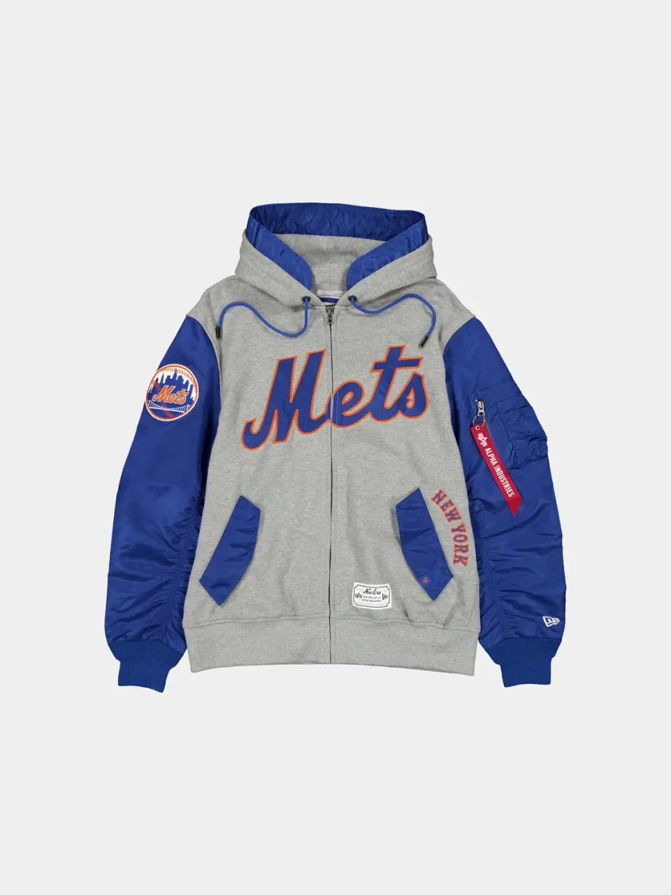 Alpha Industries MA-1 Mets hanorac albastru bumbac