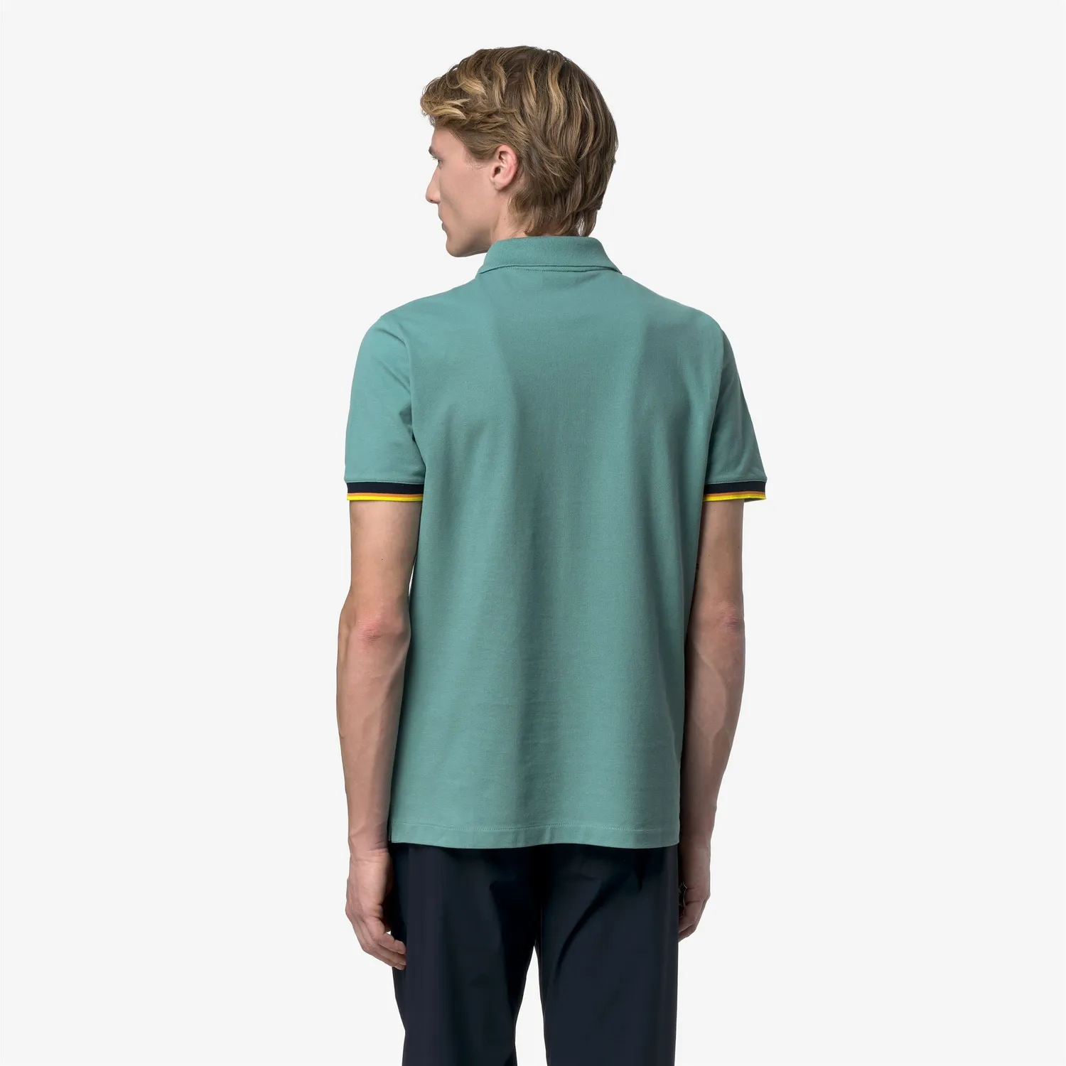 K-Way Vincent Pique Slim polo barbati verde XS-3XL bumbac