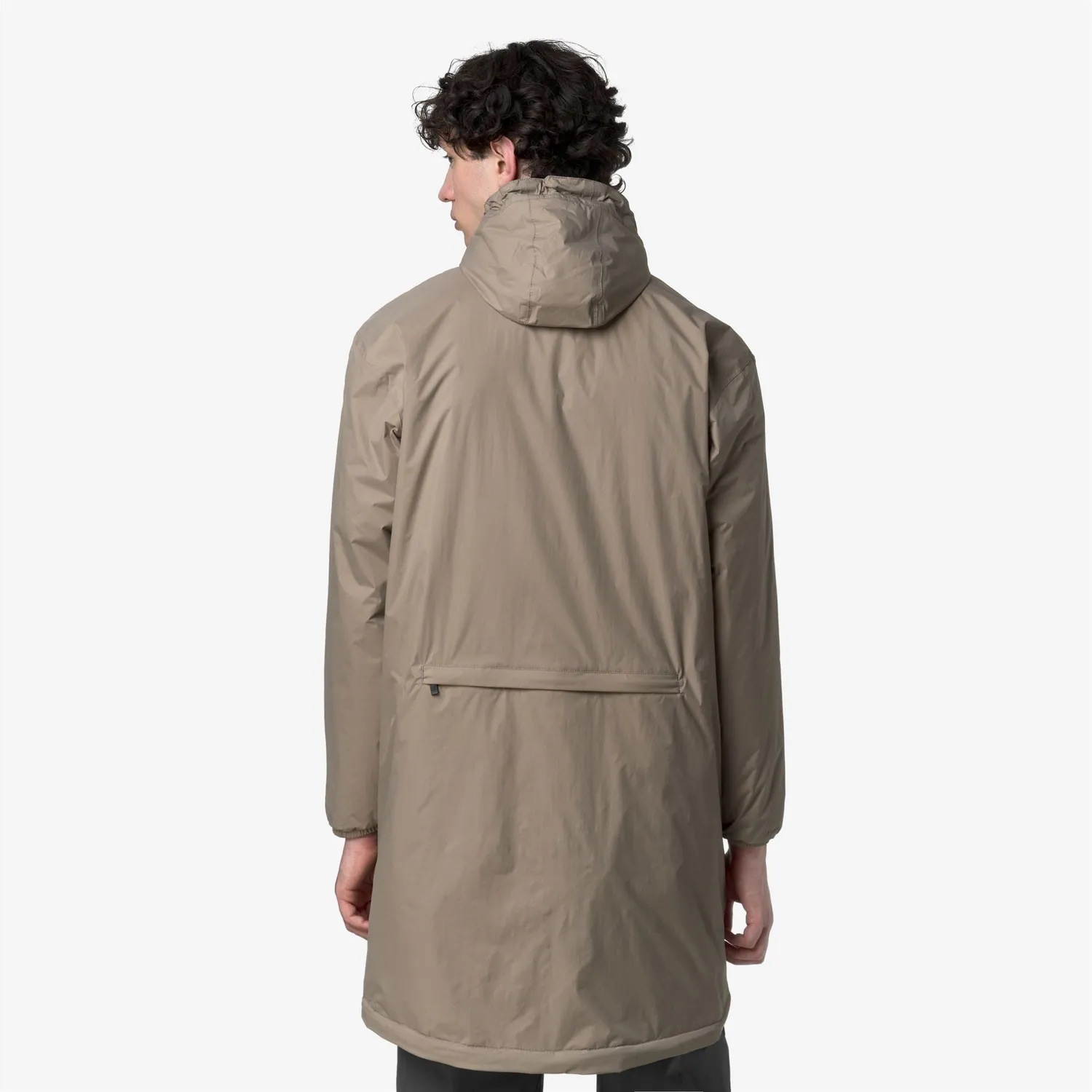 K-Way Le Vrai 4.0 Eiffel East Warm palton bej taupe impermeabil