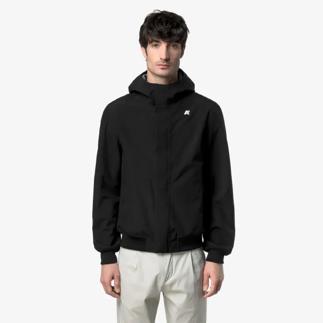 K-Way Joachim Bonded Jersey geaca barbat neagra 10K