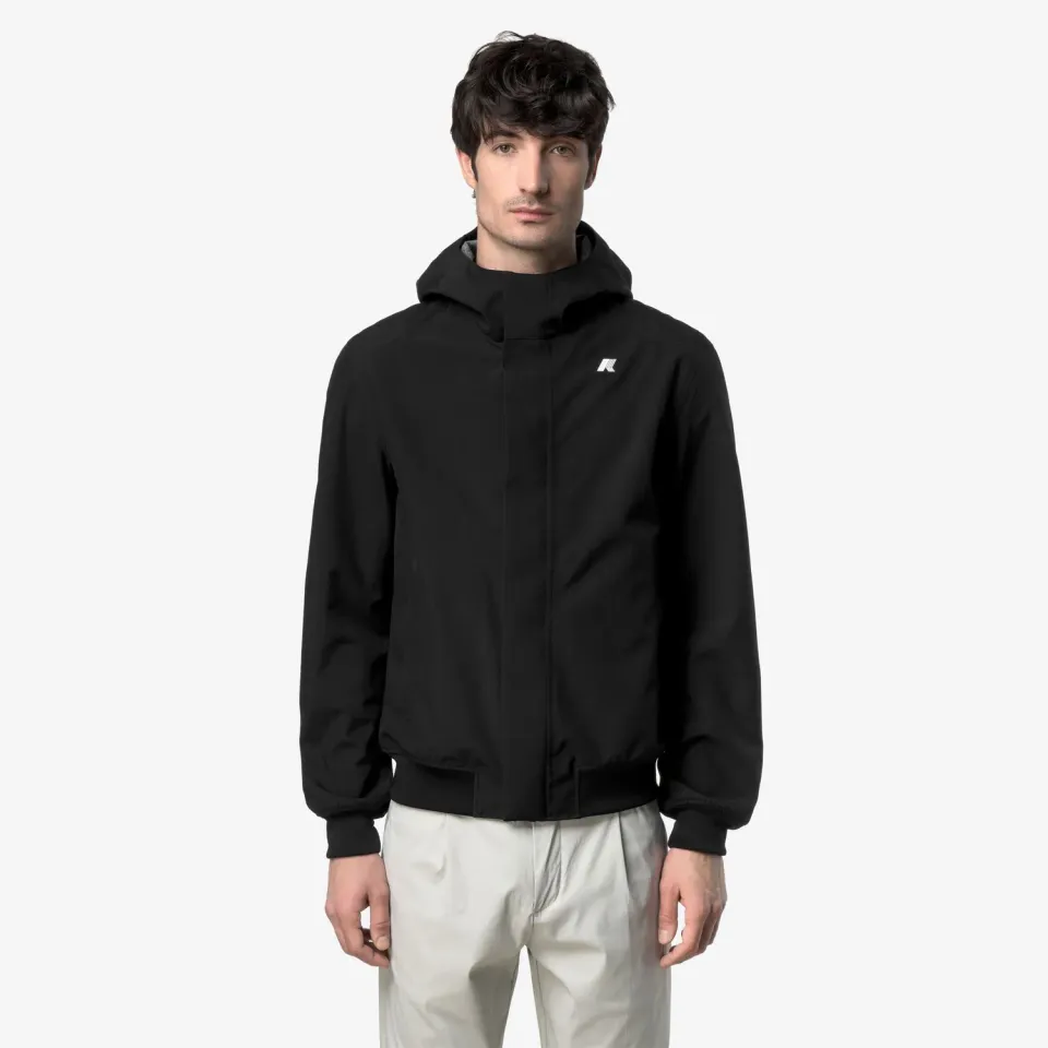 K-Way Joachim Bonded Jersey geaca barbat neagra 10K