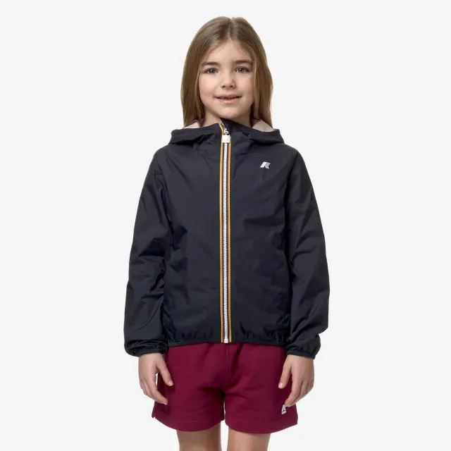 K-Way Lily Plus Double geaca fete reversibila albastru-roz