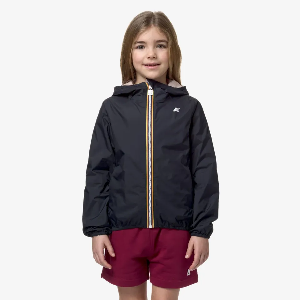 K-Way Lily Plus Double geaca fete reversibila albastru-roz
