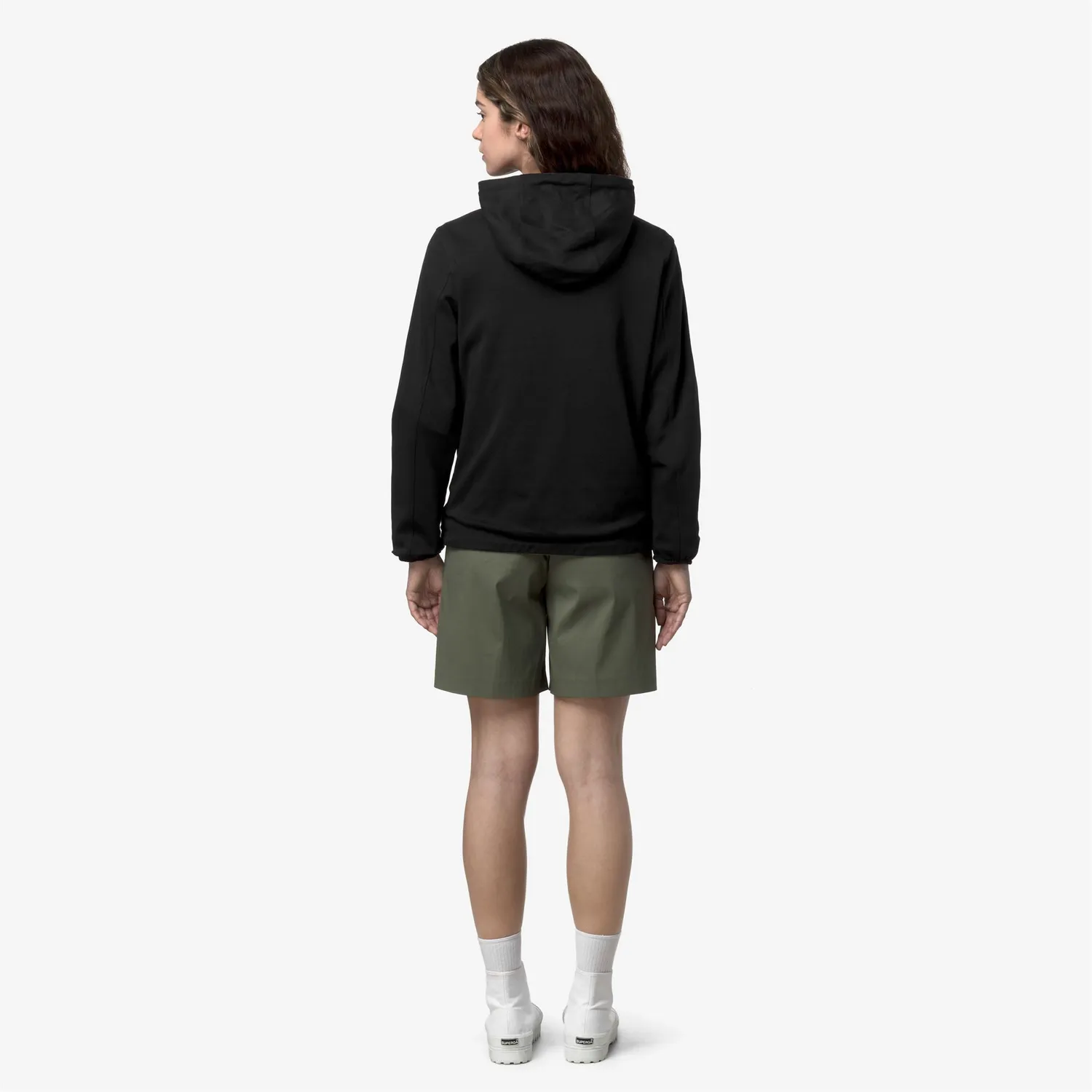 K-Way Jake Double Interlock geaca scurta reversibila negru-verde