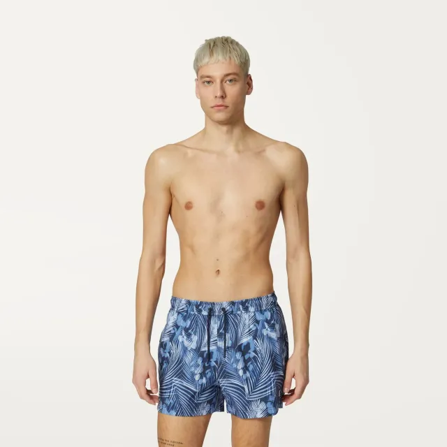 K-Way Airy Graphic sort barbati indigo cu uscare rapida