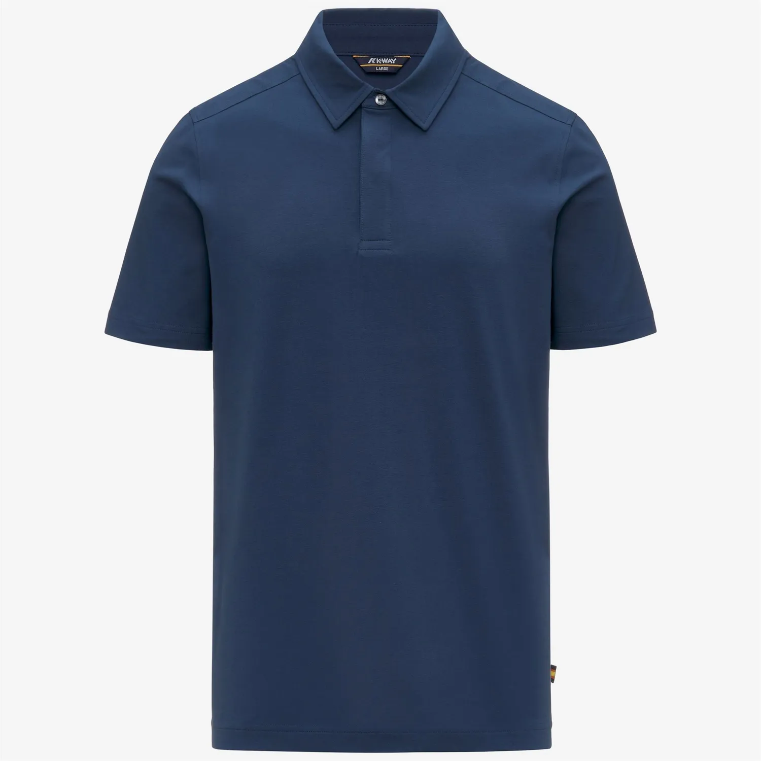 K-Way Vincelle Cotton polo barbati albastru bumbac