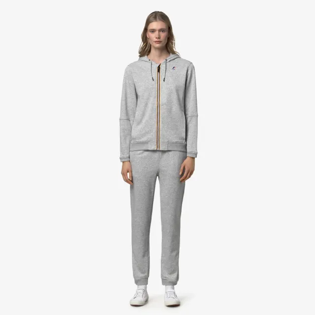 K-Way Philbert Poly Cotton pantaloni gri caldurosi