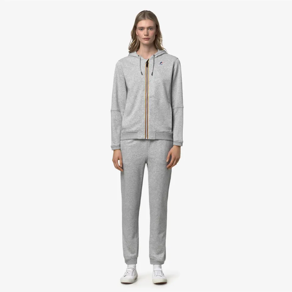K-Way Philbert Poly Cotton pantaloni gri caldurosi