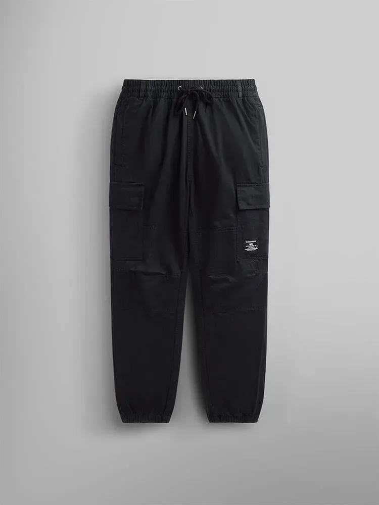 Alpha Industries Cotton Jogger pantaloni negri bumbac