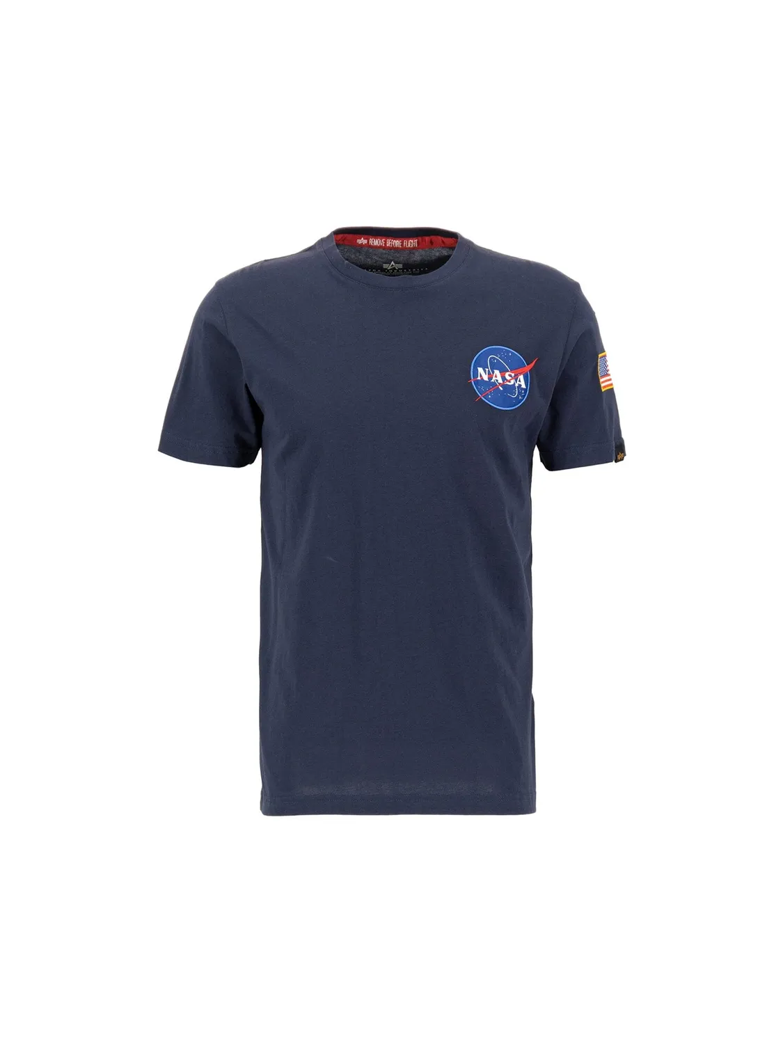 Alpha Industries NASA Space Shuttle tricou alb bumbac