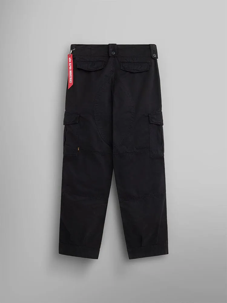 Alpha Industries M-64 pantaloni cargo negri bumbac