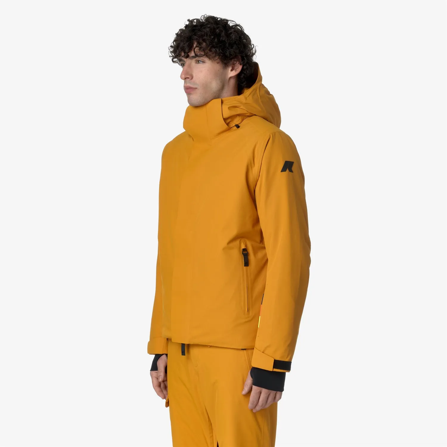 K-Way Malamot Microtwill geacă ski galben Inca ultra-caldă