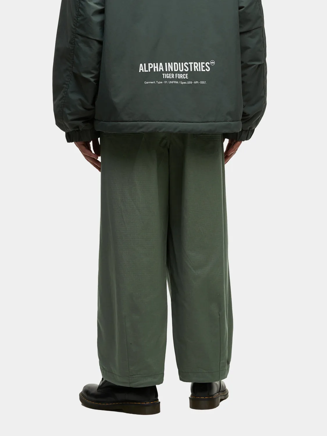 Alpha Industries UNFRM pantaloni ripstop masliniu