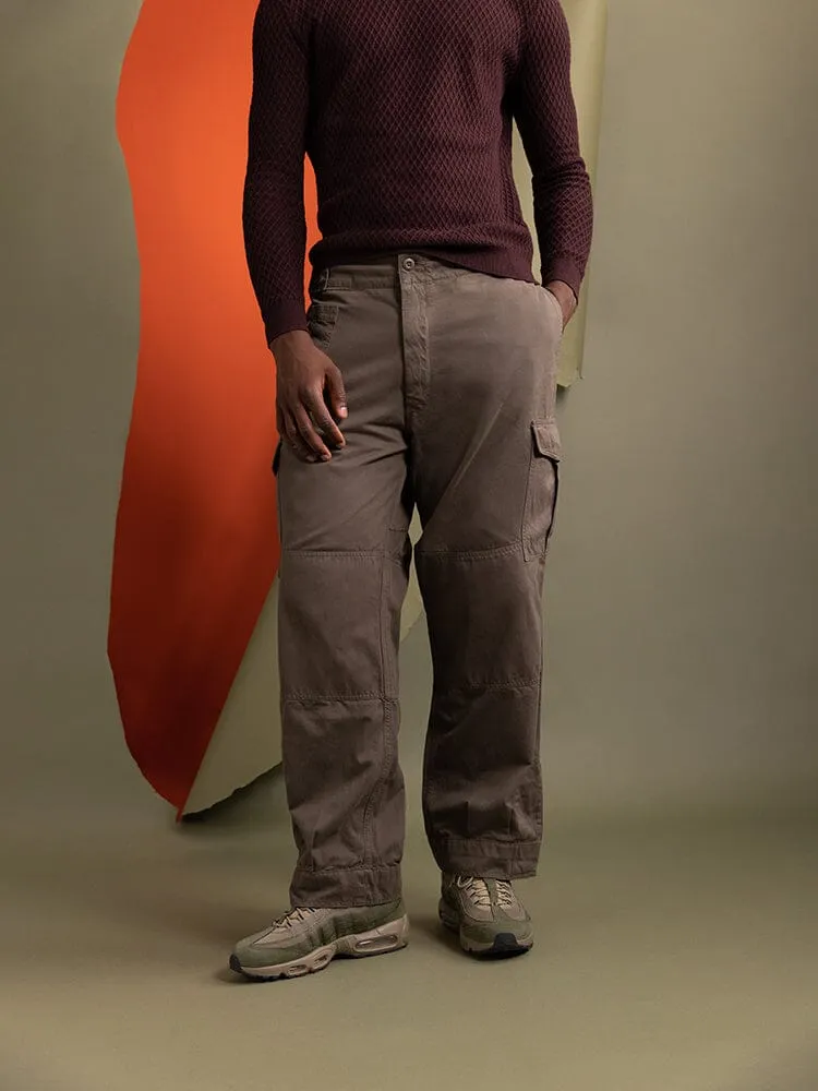 Alpha Industries M-64 Belgian pantaloni cargo maro 32
