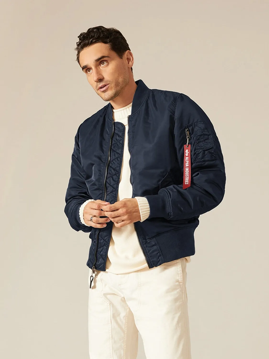 Alpha Industries MA-1 Battlewash geaca bomber Teal reversibila