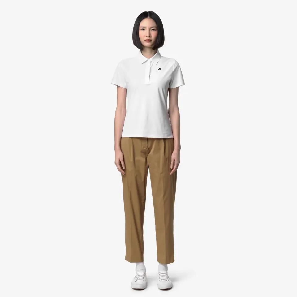 K-Way Eyre Twill Tech Golf pantaloni chino maro