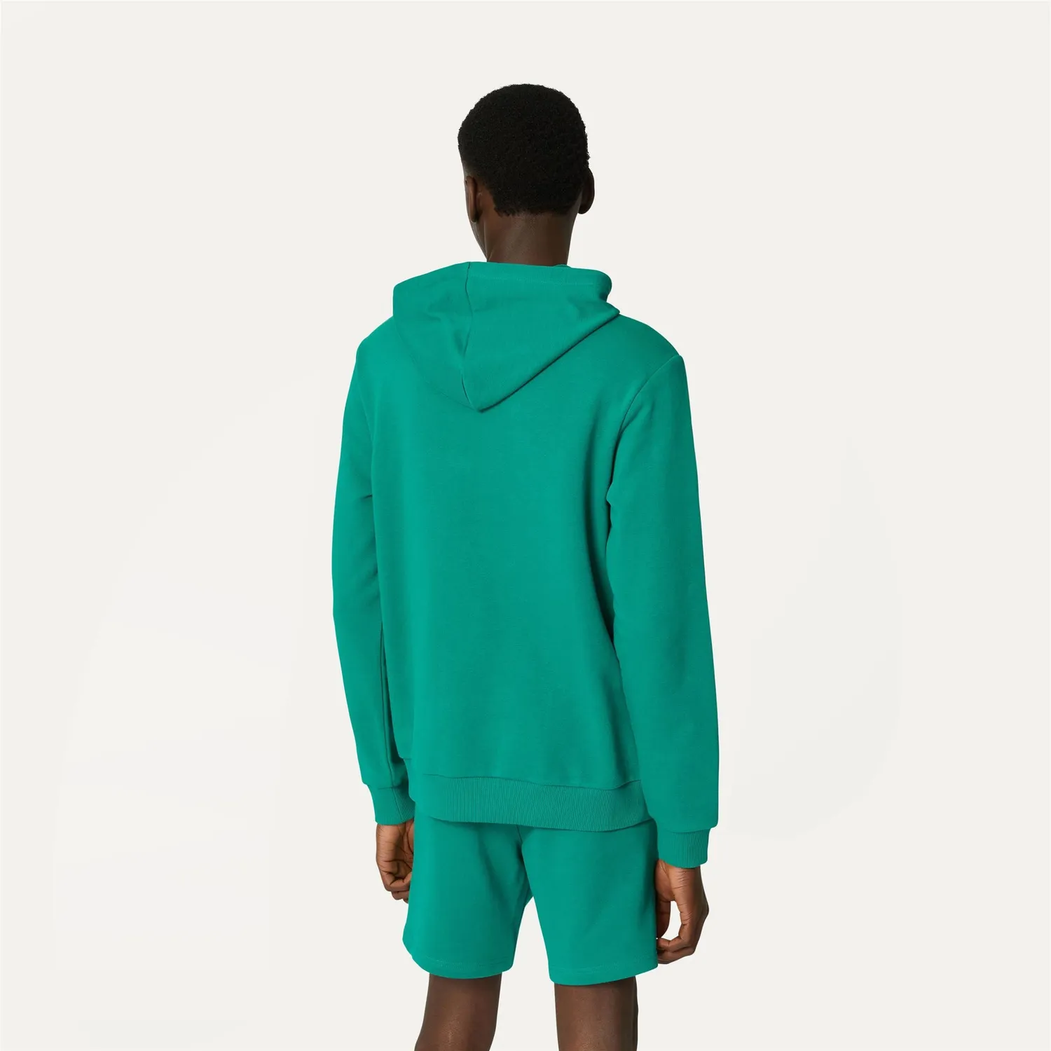 K-Way Arnel hanorac unisex verde bumbac cu gluga