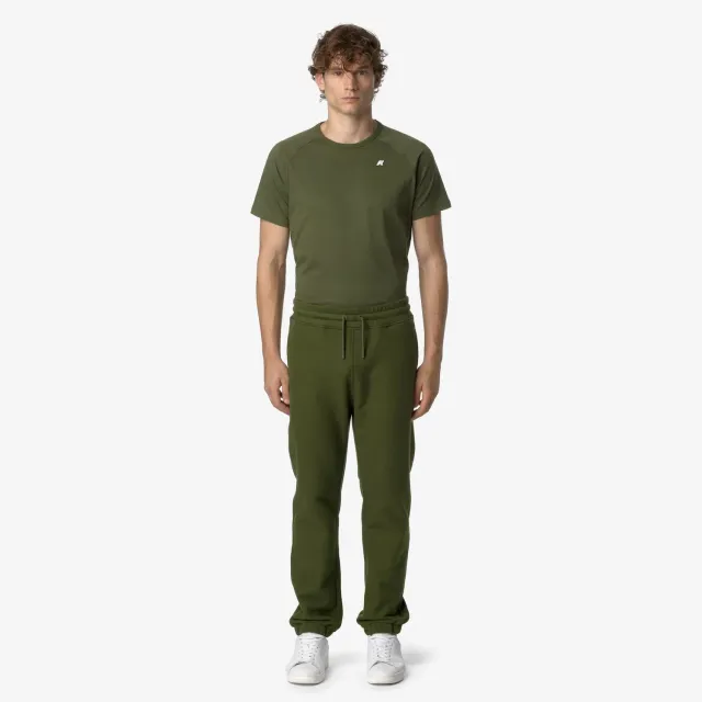 K-Way Mickyel Heavy Fleece pantaloni barbati verde caldurosi