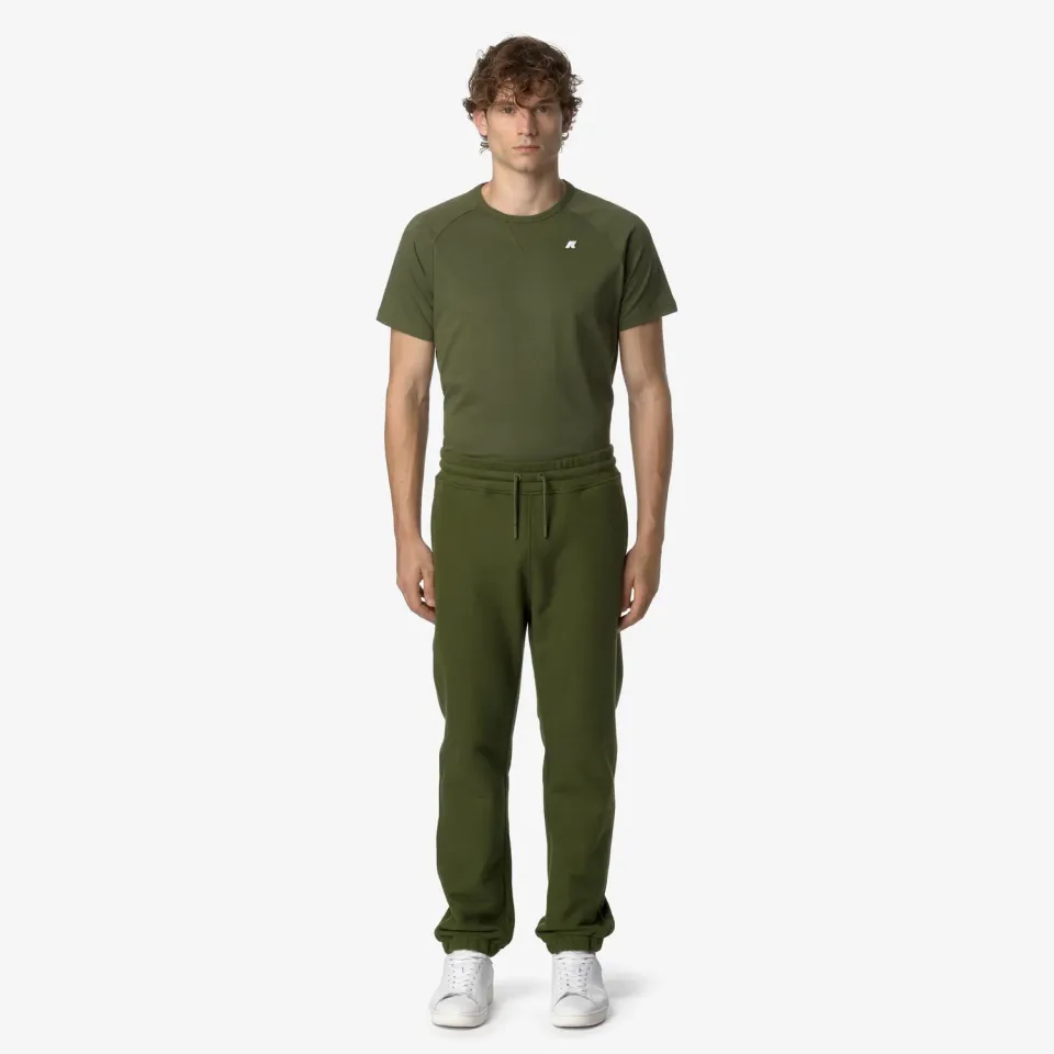 K-Way Mickyel Heavy Fleece pantaloni barbati verde caldurosi