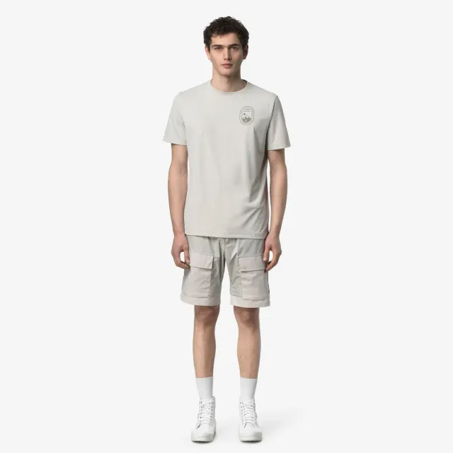 K-Way Graphel tricou bej barbati poliester
