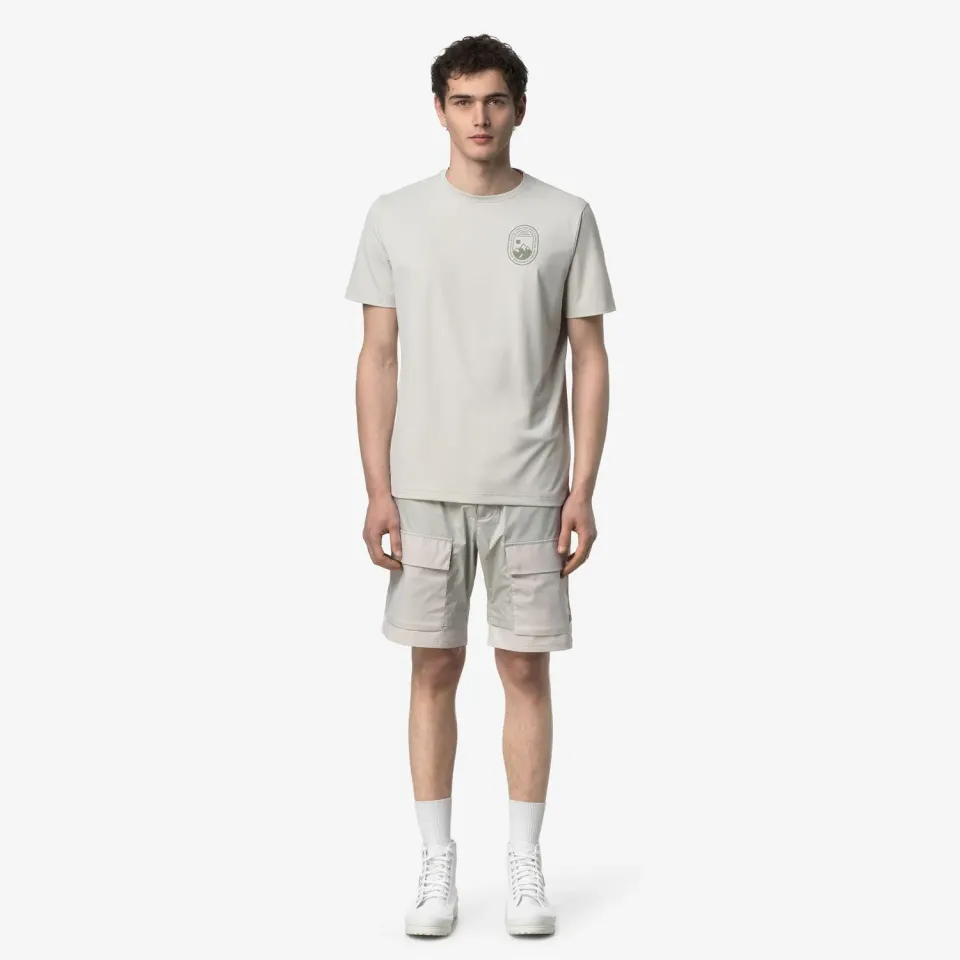 K-Way Graphel tricou bej barbati poliester